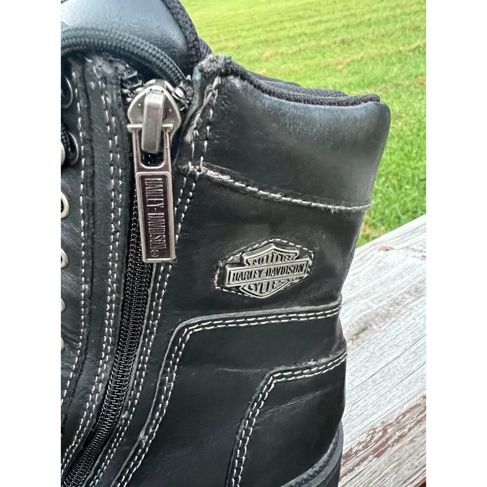 Harley-Davidson® Women's Tessa Lace-Up Side Zip Motorcycle Boots 85262 size 7 - Picture 5 of 7